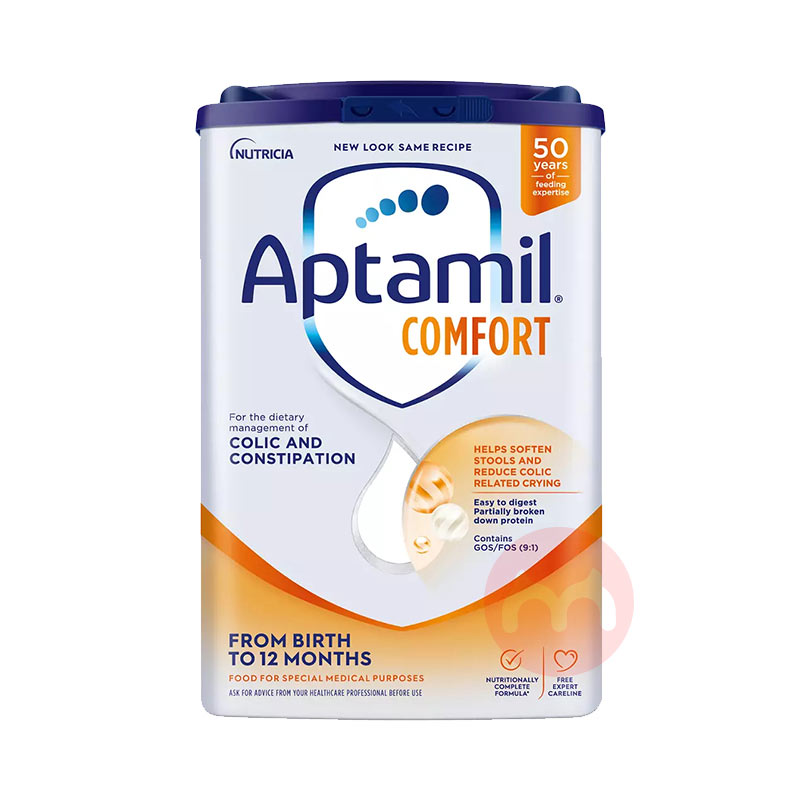 Aptamil Ӣ��������comfort�ʶȰ�ˮ��Ӥ�׶��̷�0-12���� 800g Ӣ������ԭ��