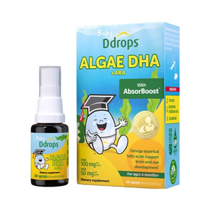 Ddrops ���ô��׿˼��ͯ����DHA��� 10.6ml ���Ȿ��ԭ...