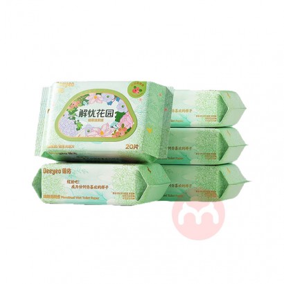 Deeyeo ����Ů��������ʪ��ֽ 20Ƭ*5��