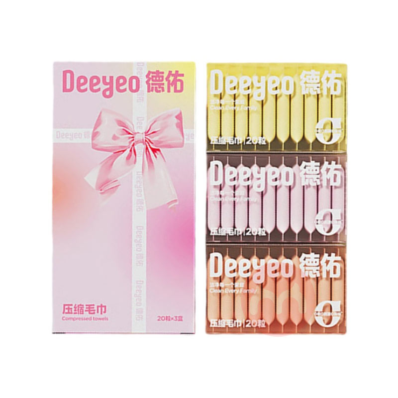 Deeyeo ���Ӳ��ƿ�ѹ��ë�� 20��*3��