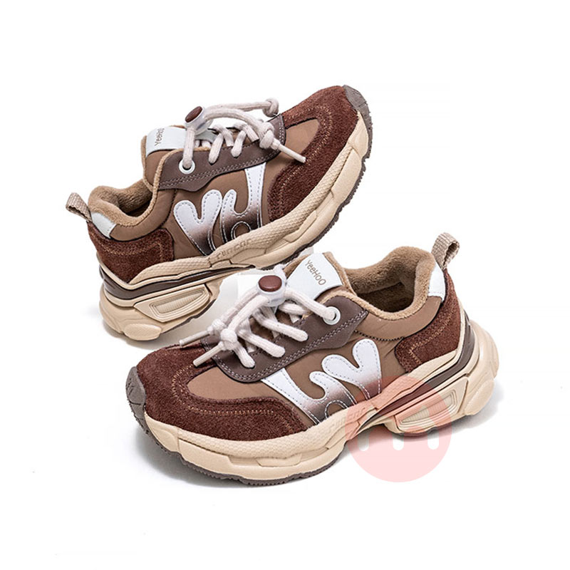 YEEHOO Ӣ�϶�ͯ�����˶�Ь ��ɫ