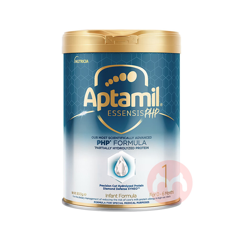 ����ʱ���֡�Aptamil ������ESSENSIS�����漣�׹��ʶ�ˮ�⵰��������Ӥ�׶��̷�1�� 900g 0-6����