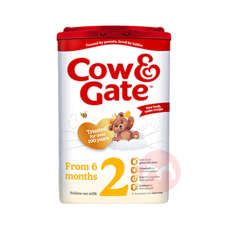 Cow&Gate Ӣ��ţ��Ӥ�׶��̷�2�� 6�������� 800g Ӣ������ԭ��