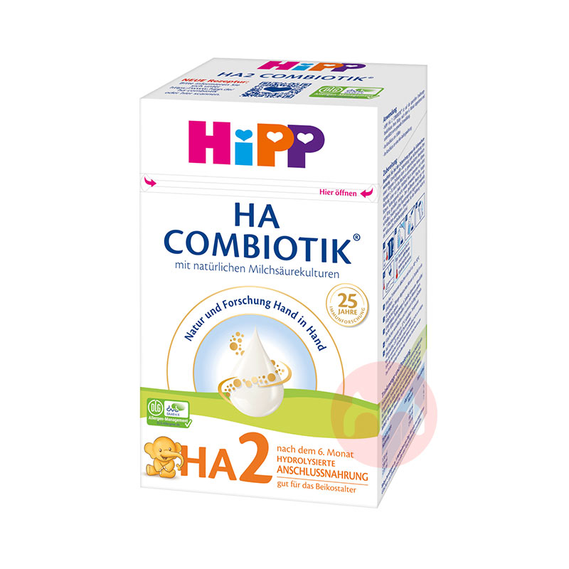 HiPP �¹�ϲ��HA�ʶȰ�ˮ��Ӥ�׶��̷�2�� 6�������� 600g �¹�����ԭ��