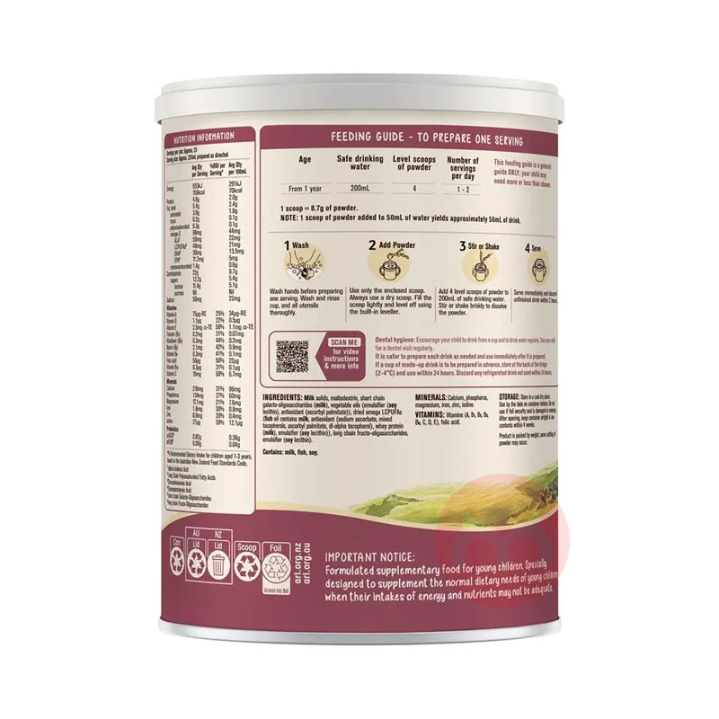 Karicare ����������Ӥ�׶�ţ�̷�3�� 1������ 900g ���Ȿ��ԭ��