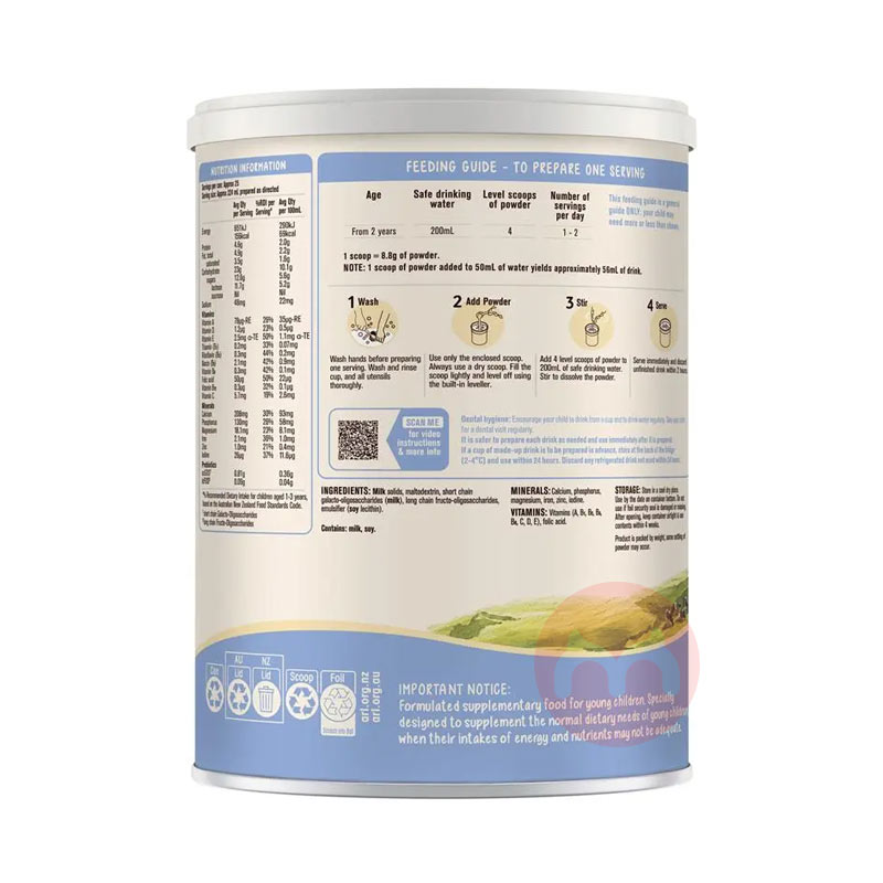 Karicare ����������Ӥ�׶�ţ�̷�4�� 2������ 900g ���Ȿ��ԭ��