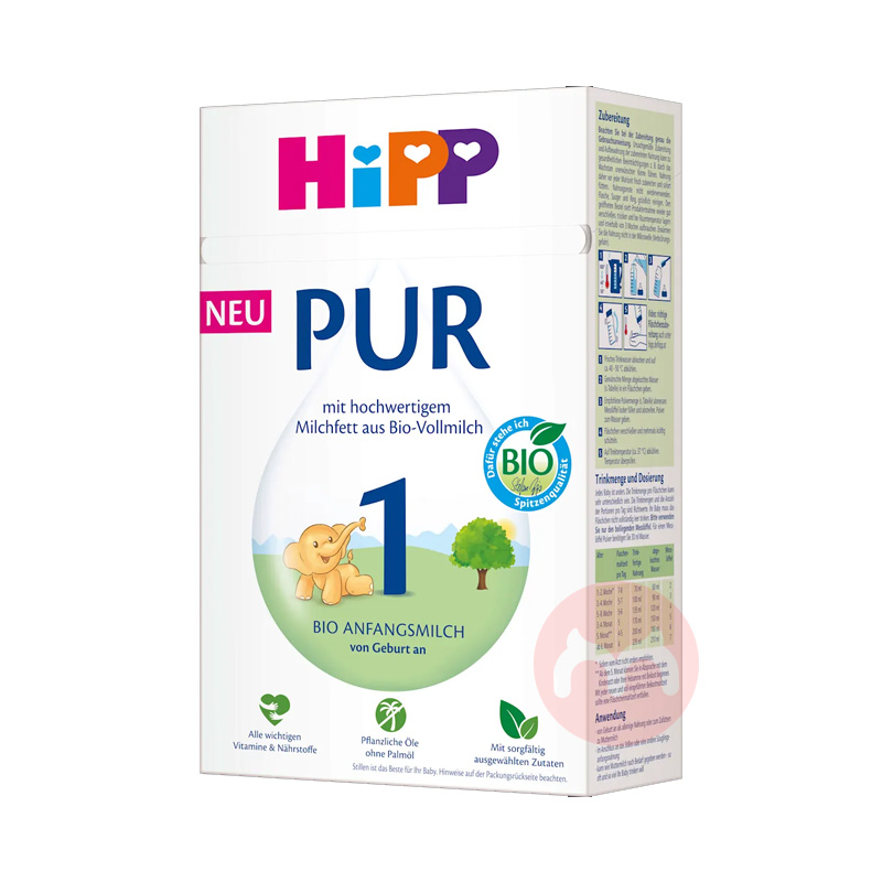 HiPP �¹�ϲ���л�Ӥ�׶��̷�1�� 0-6���� 500g �¹�����ԭ��