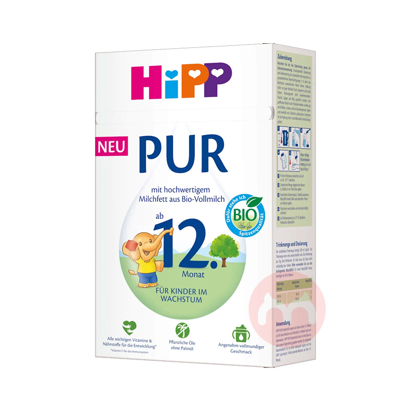 HiPP �¹�ϲ���л�Ӥ�׶��̷�4�� 12�������� 500g �¹�����ԭ��