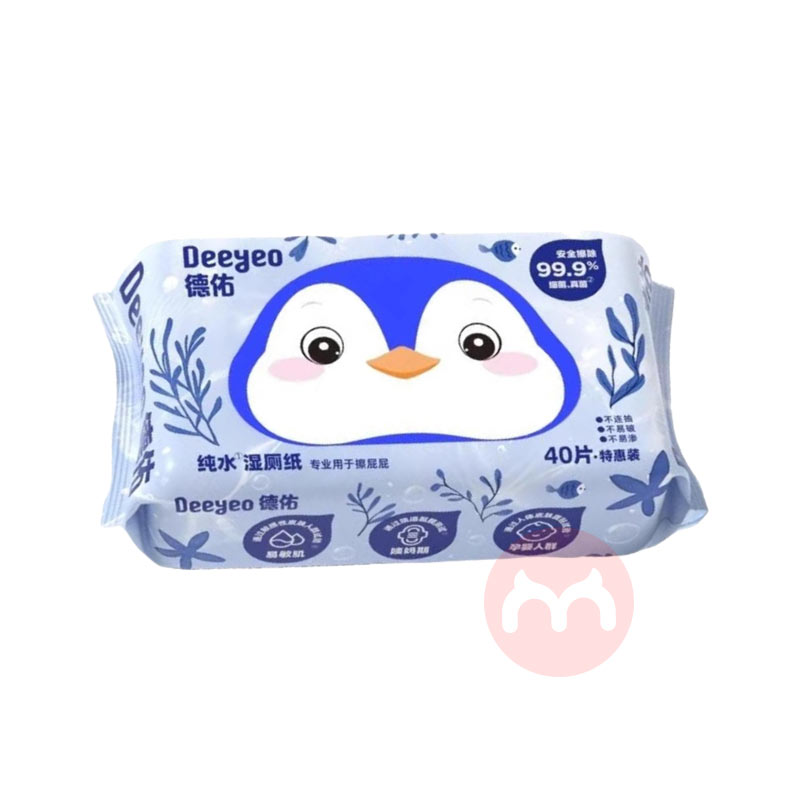 Deeyeo ������촿ˮʪ��ֽ 40Ƭ*6��