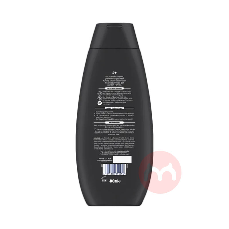 ��99��ѡ3����Schwarzkopf �¹�ʩ��ޢ�˶�������ˬϴ��ˮ 400ml ���Ȿ��ԭ��