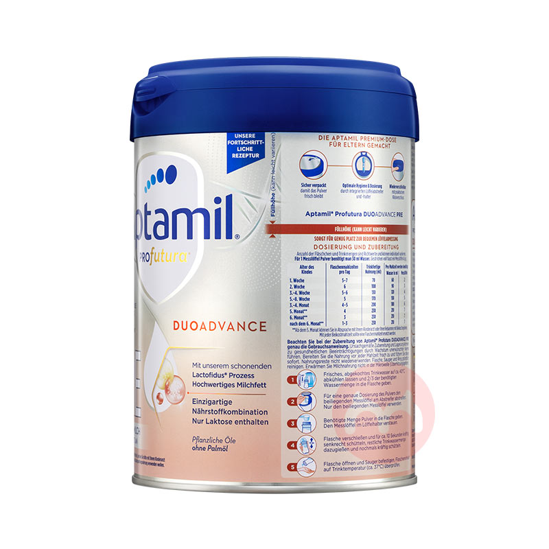 ����΢ĥ��Aptamil �¹��������׽��˫��HMOӤ�׶��̷�pre�� 0-6���� 800g �¹�����ԭ��