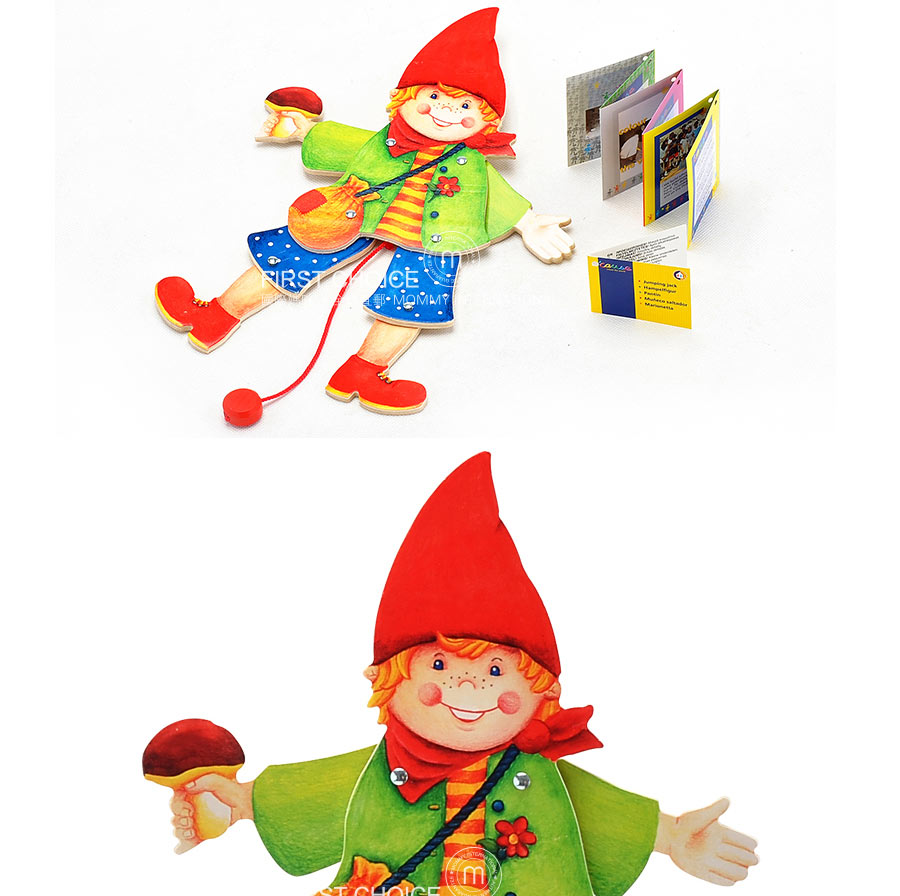 goki 德国goki木制拉线木偶 海外本土原版