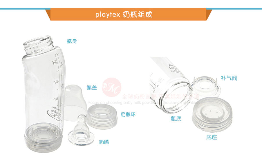 Playtex ���������ֿ���PP��ƿ 177ml ����װ 0-3���� ���Ȿ��ԭ��