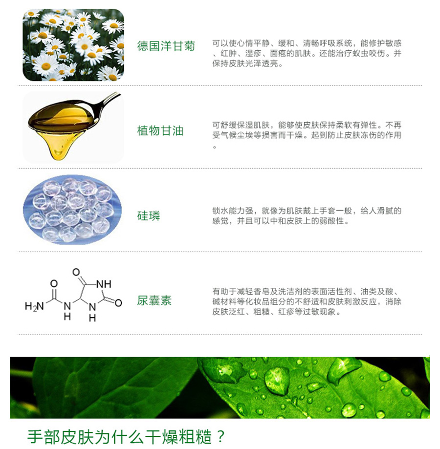 Glysomed 德国佳莉敏洋甘菊滋润保湿经典护手霜无香型 海外本土原版